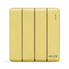 Açar 4-lü 10A K2 akrilik qızılı Aylex 1-55