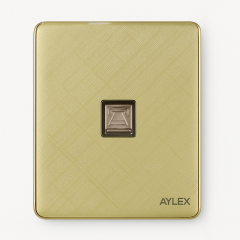 Telefon yuvası K2 akrilik qızılı Aylex 1-62