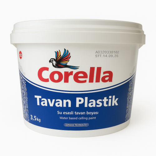 Tavan Plastik boya 3,5 kq Corella Tavan Plastik boya 3,5 kq Corella