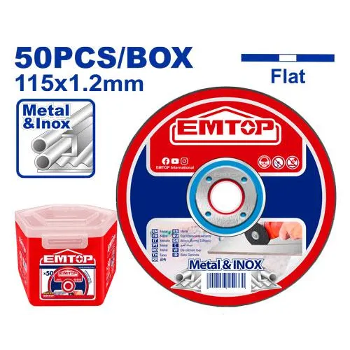 Disk metal 115x1.2 Emtop EACD211550 Disk metal 115x1.2 Emtop EACD211550