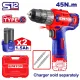 Drel-şurup bağlayan batareyalı 12V Emtop ECDL12620