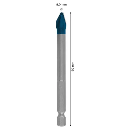 Mərmər sverlosu HEX-9 HardCer 8x90 BOSCH 2608900592 Mərmər sverlosu HEX-9 HardCer 8x90 BOSCH 2608900592