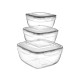 Fresh saxlama qabı 3lü set Irakplastik LC300