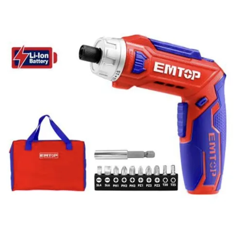 Akkumulyatorlu vintburan tapanca tip 8V Emtop ECSR0803