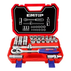 Trişotka açar dəsti 21 parça Emtop ESKT12211