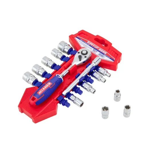 Trişotka açar dəsti 1/4 14 parça Emtop ESKT14141 Trişotka açar dəsti 1/4 14 parça Emtop ESKT14141