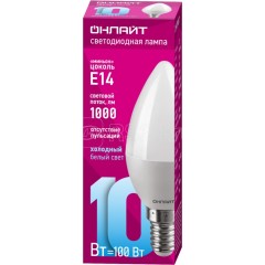 Lampa  OLL-C37- 10-230-6.5K-E14- FR ОNLAYT 61958