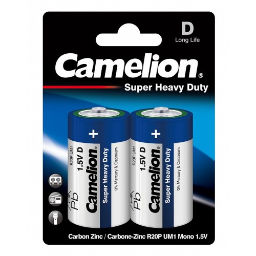 Batareya Blue D Camelion R20P-BP2B Batareya Blue D Camelion R20P-BP2B