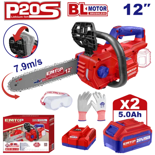 Zəncirli mişar 30sm 20V Emtop ELGA201286