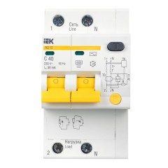 Differensialavtomatik elektrikaçarı АD12 2Р C4030mА İEK MAD10-2-040-C-030