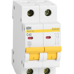 Avtomatik elektrikaçarı ВА47-29 2Р40А 4,5кА х-ка С İEK MVA20-2-040-C