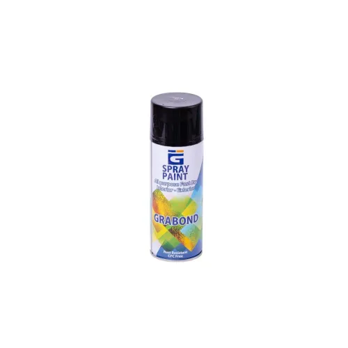 Spray paint black mat grabond