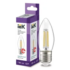 Led E27 şam ST35 360° 7W 4000k 230V İEK
