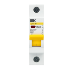 Avtomatik elektrikaçarı ВА47-29 1Р40А 4,5кА х-ка В İEK BA47-29-1-40-B