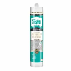 Silikon K8B parlaq şəffaf 280ml Sista