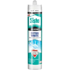 Silikon K8B parlaq ağ 280ml Sista