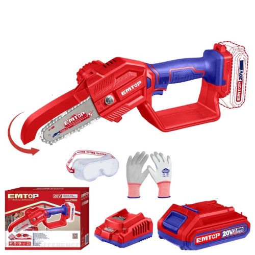 Zəncirli mişar 13sm 20V Emtop ELGA20581 Zəncirli mişar 13sm 20V Emtop ELGA20581