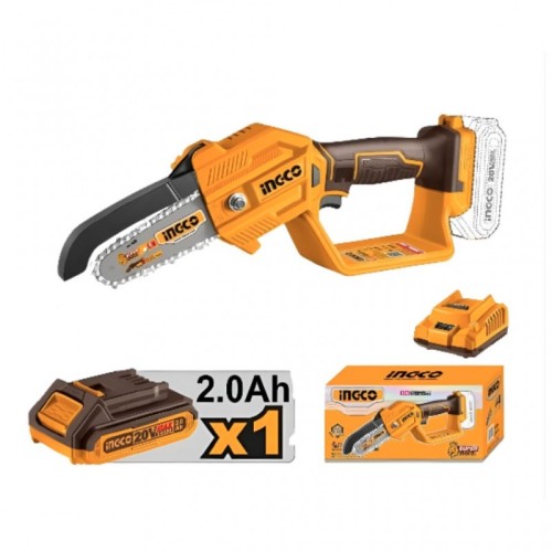 Batareyalı zəncirli mişar 15sm 20V INGCO CGSLI20581