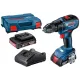 Drel batareyalı GSB 18V-50 2x2.0Ah BOSCH 06019H5100