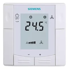 2 borulu ventilyator üçün otaq termostatı Siemens RDF510