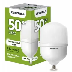 Lampa led HP 50W 4000K E27-E40 Generica
