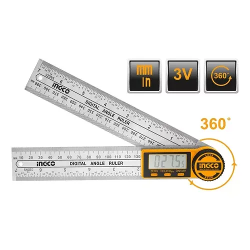 Bucaq ölçən 200mm INGCO HDAR20701 Bucaq ölçən 200mm INGCO HDAR20701