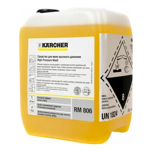 Təzyiq yuyucuları üçün köpük təmizləyici maddə RM 806 5L Karcher 6.295-504.0 Təzyiq yuyucuları üçün köpük təmizləyici maddə RM 806 5L Karcher 6.295-504.0